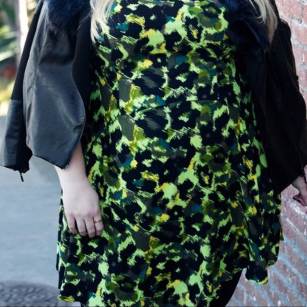 Simply Be Animal Print Skater Dress